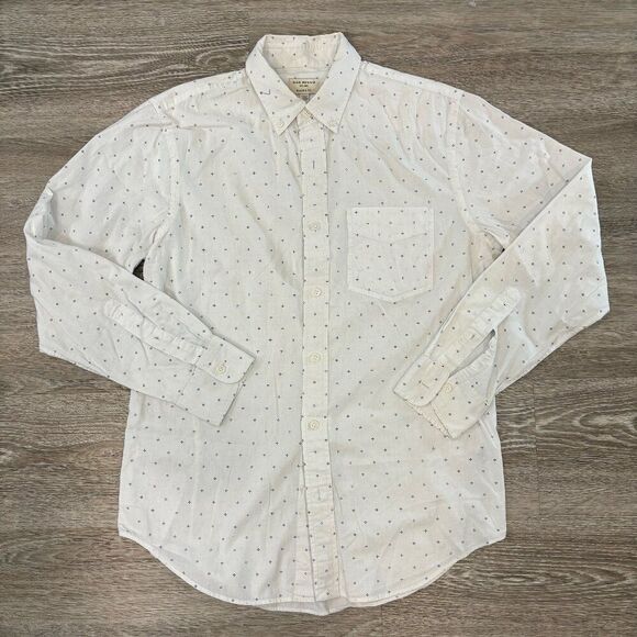 Club Monaco Classic Fit Cotton White Shirt  sz S - Picture 1 of 8